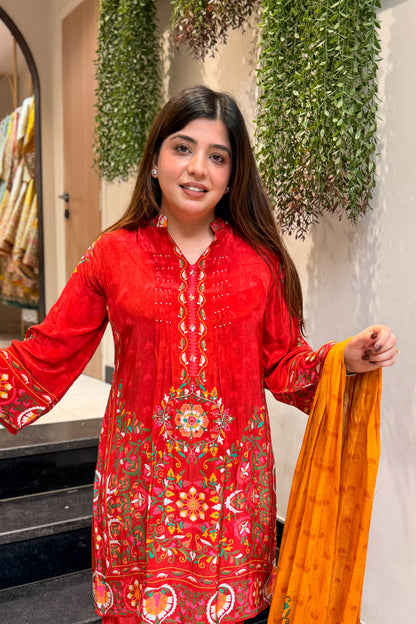 Keeram Floral Printed Suit Set