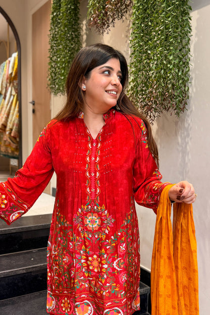 Keeram Floral Printed Suit Set