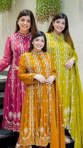 Ketki Hand Embroidered Anarkali Suit Set