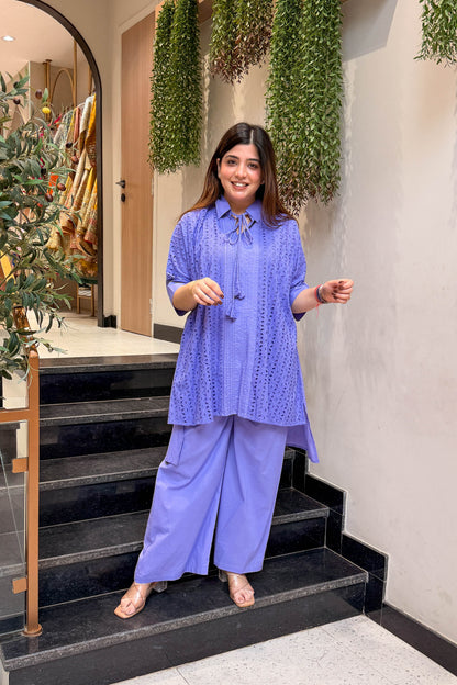 Sridhi Schiffli Work Co ord Set