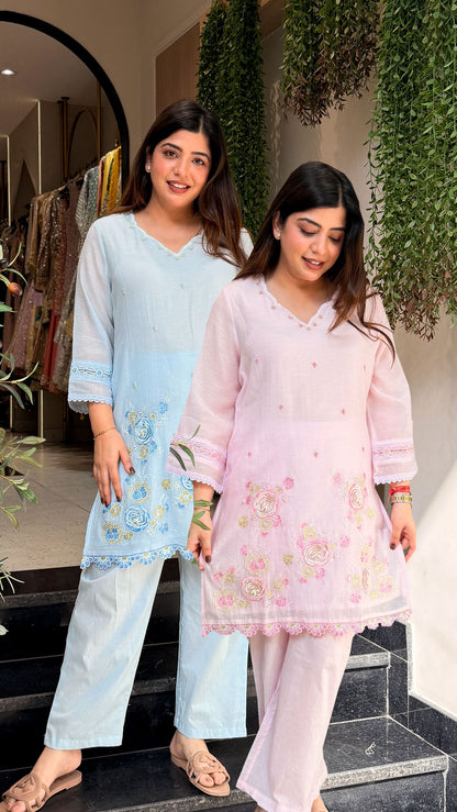 Kainaat Floral Embroidered Co ord Set
