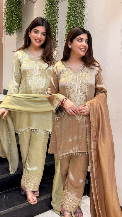 Zavia Embroidered Suit Set