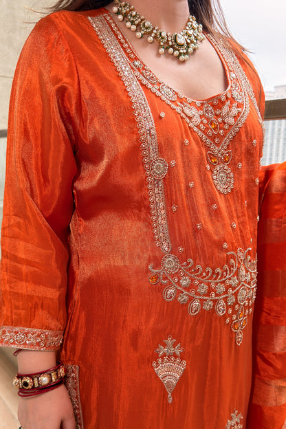 Anjani Hand Embroidered Suit Set