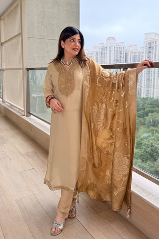 Rifat Silk Embroidered Suit Set