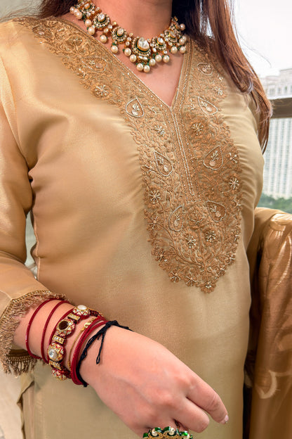 Rifat Silk Embroidered Suit Set