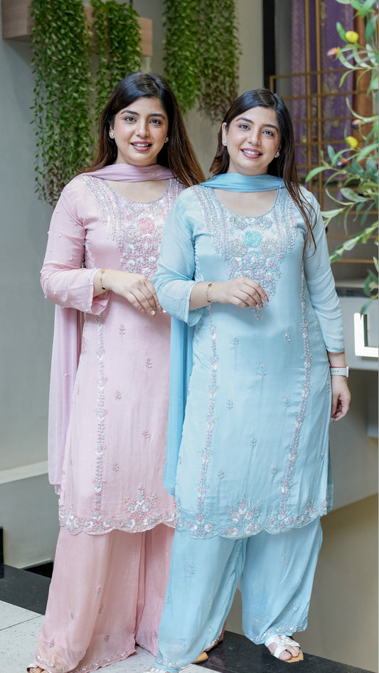 Suhani Embroidered Suit Set