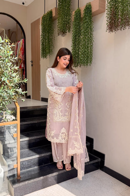 Zaakira Embroidered Pakistani Suit Set