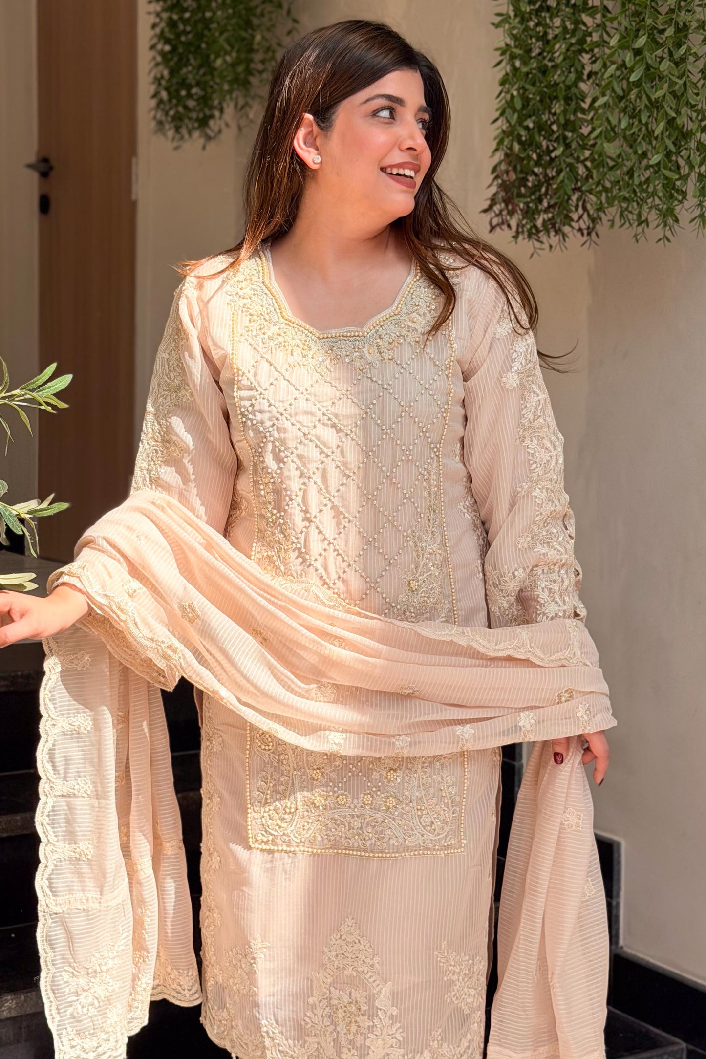 Zaakira Embroidered Pakistani Suit Set