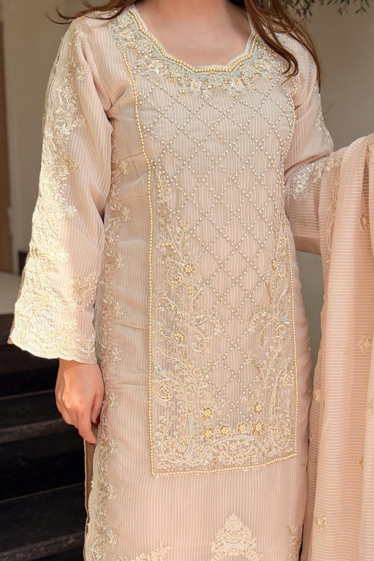 Zaakira Embroidered Pakistani Suit Set