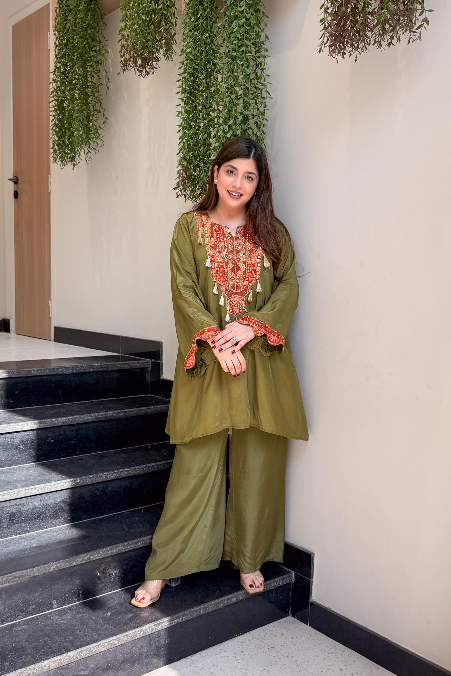 Nalini Embroidered Co ord Set