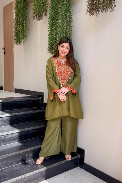Nalini Embroidered Co ord Set