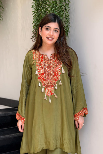 Nalini Embroidered Co ord Set