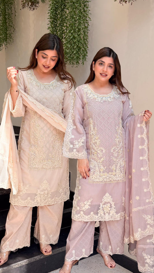 Zaakira Embroidered Pakistani Suit Set
