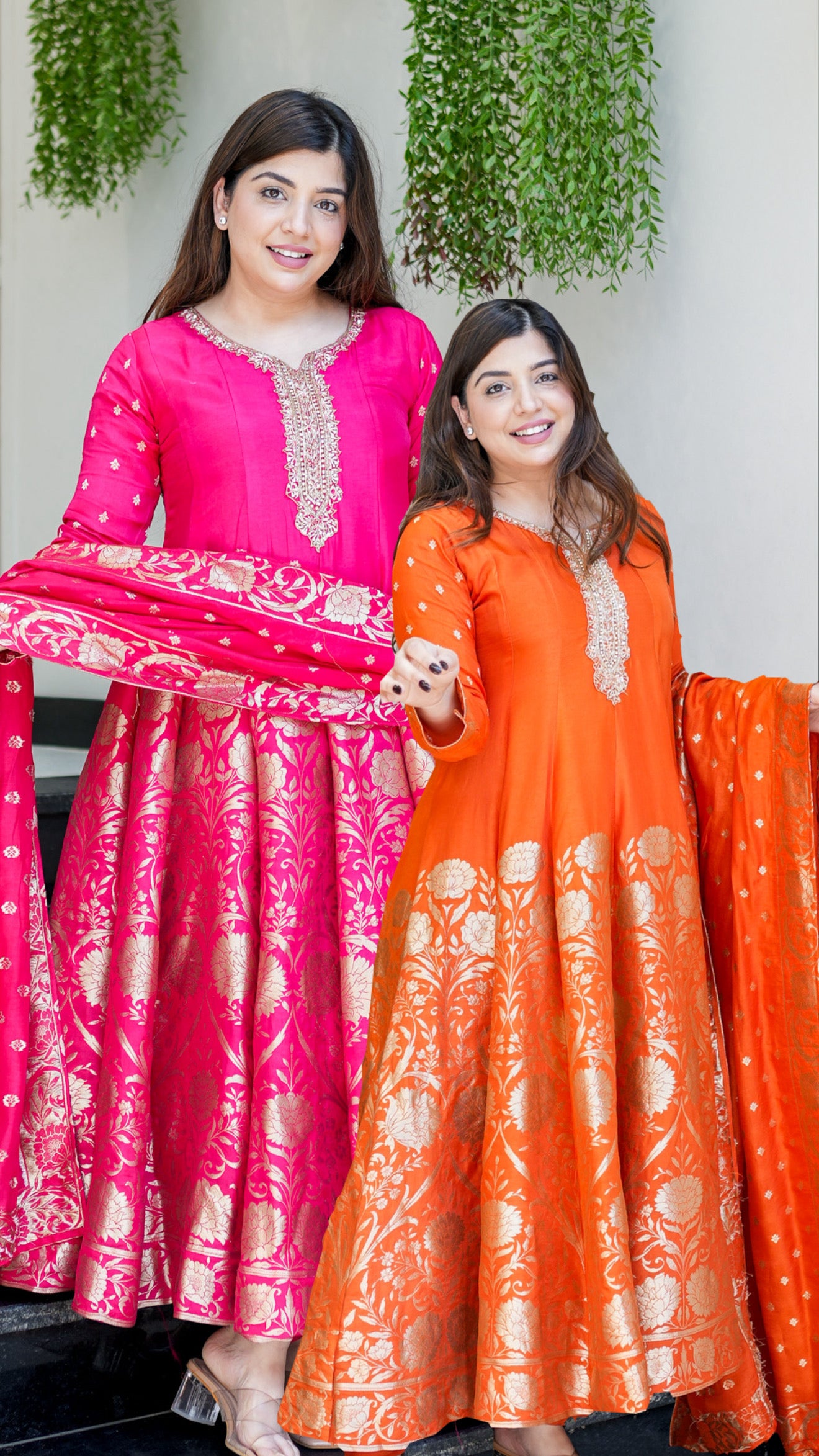 Charvika Embroidered Anarkali Suit Set