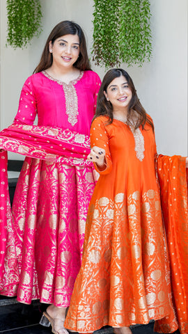 Charvika Embroidered Anarkali Suit Set