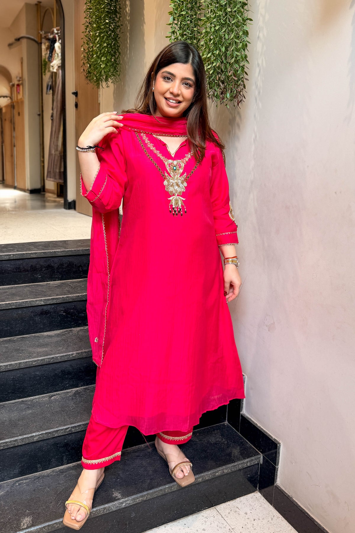 Narmina Hand Embroidered Suit Set