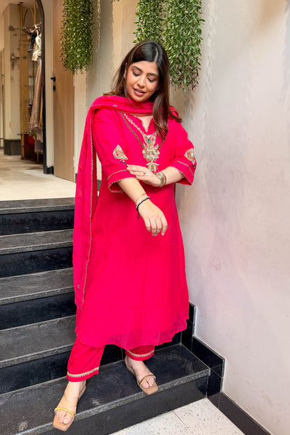 Narmina Hand Embroidered Suit Set