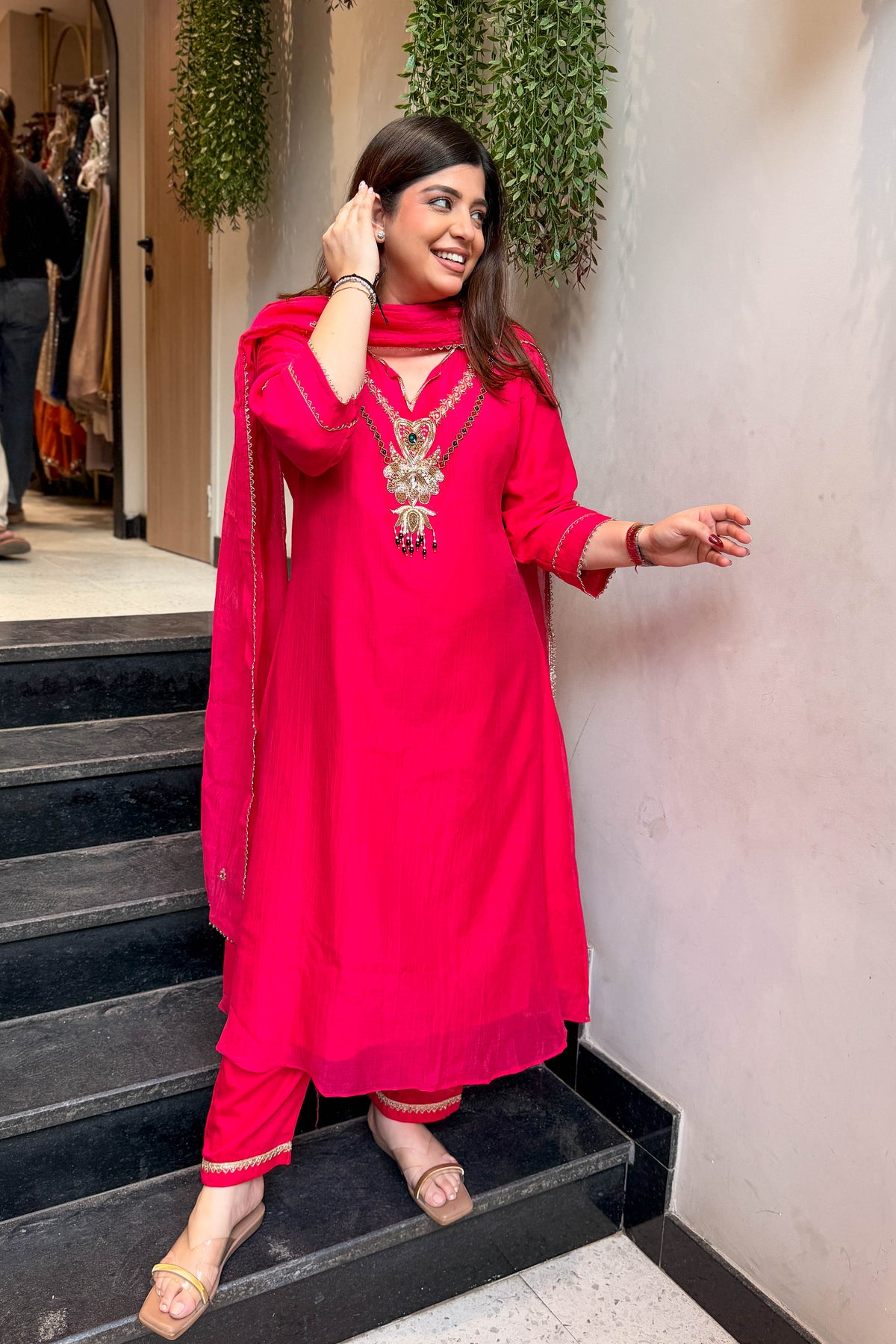 Narmina Hand Embroidered Suit Set