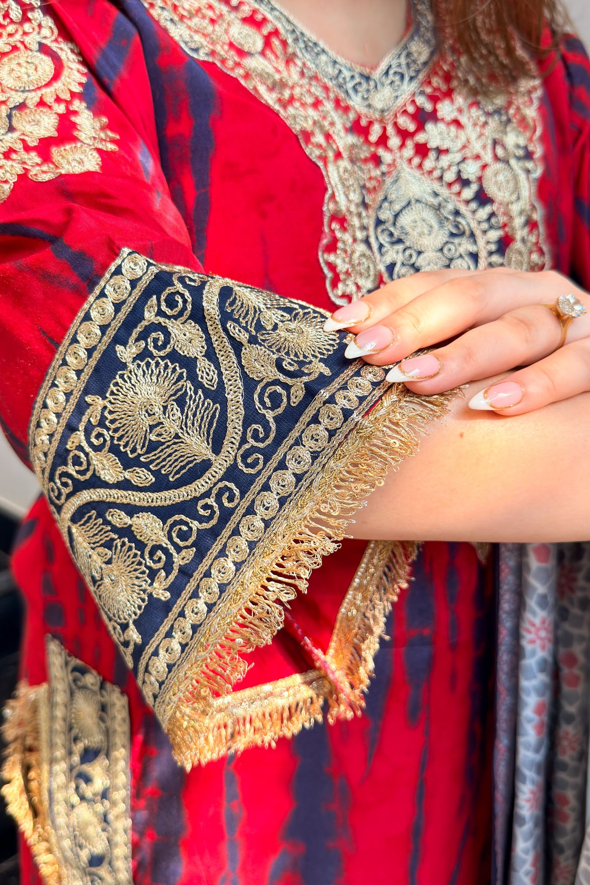 Sajida Printed & Embroidered Suit Set