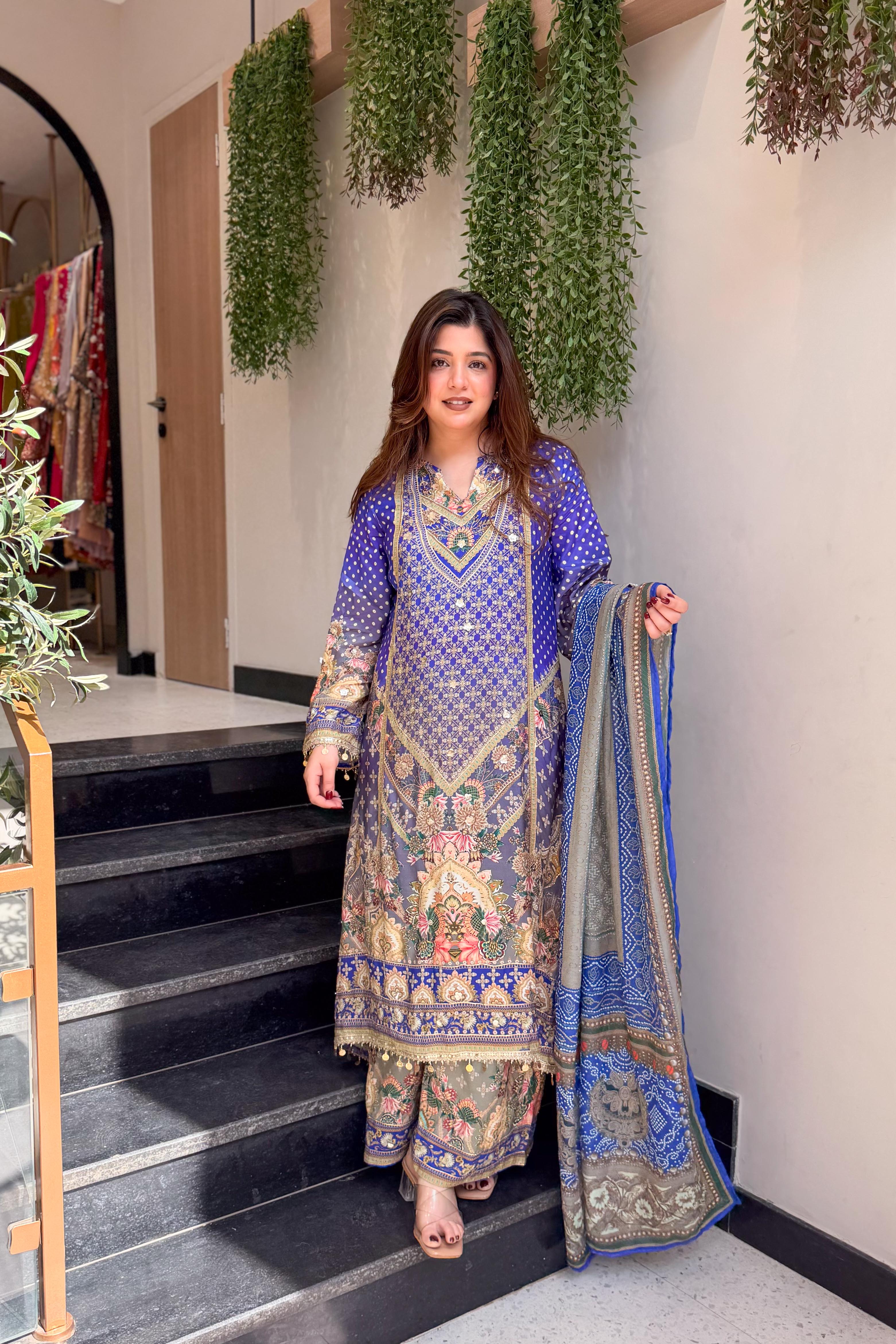 Rishika Embroidered Suit Set