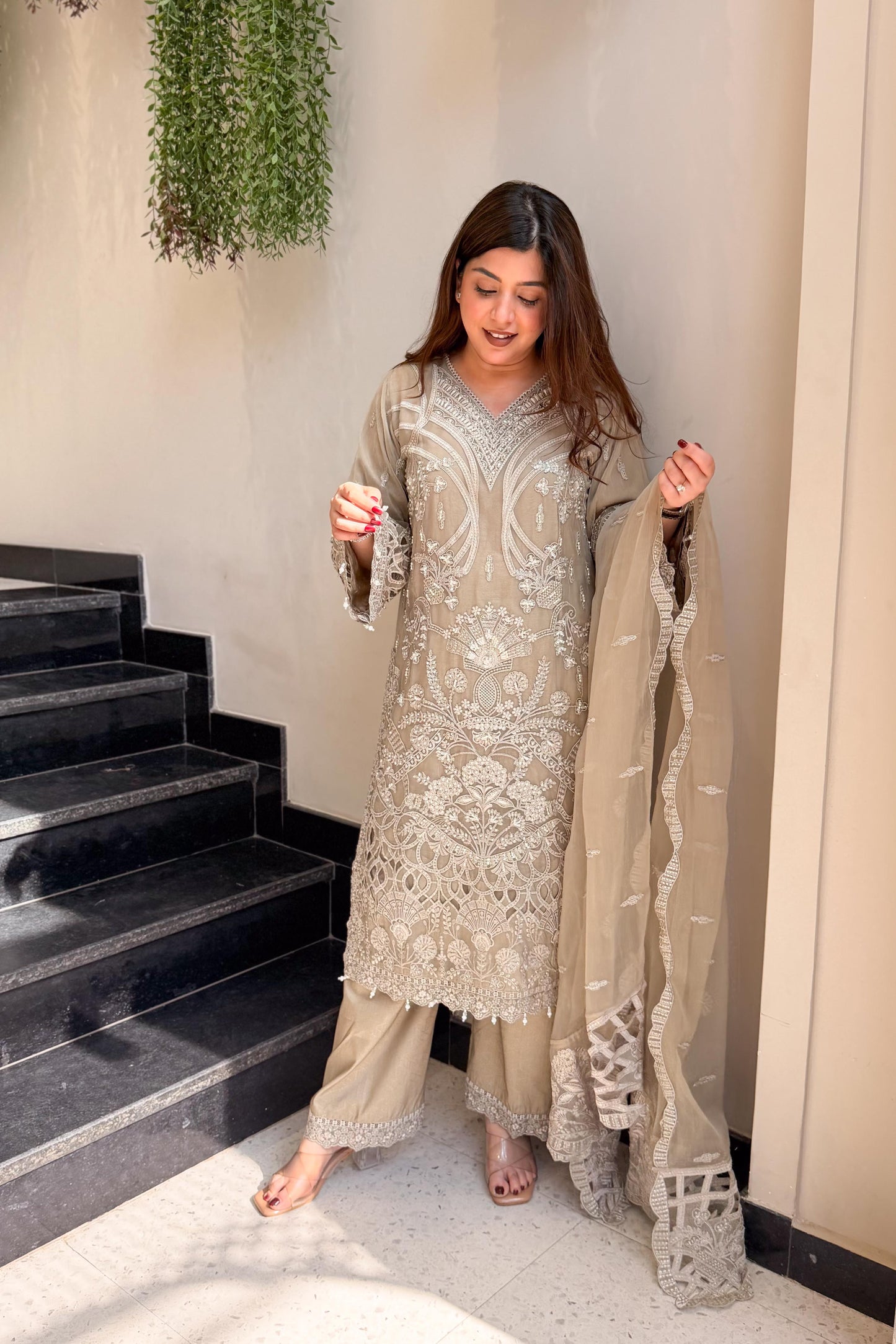 Noorain Embroidered Pakistani Suit Set