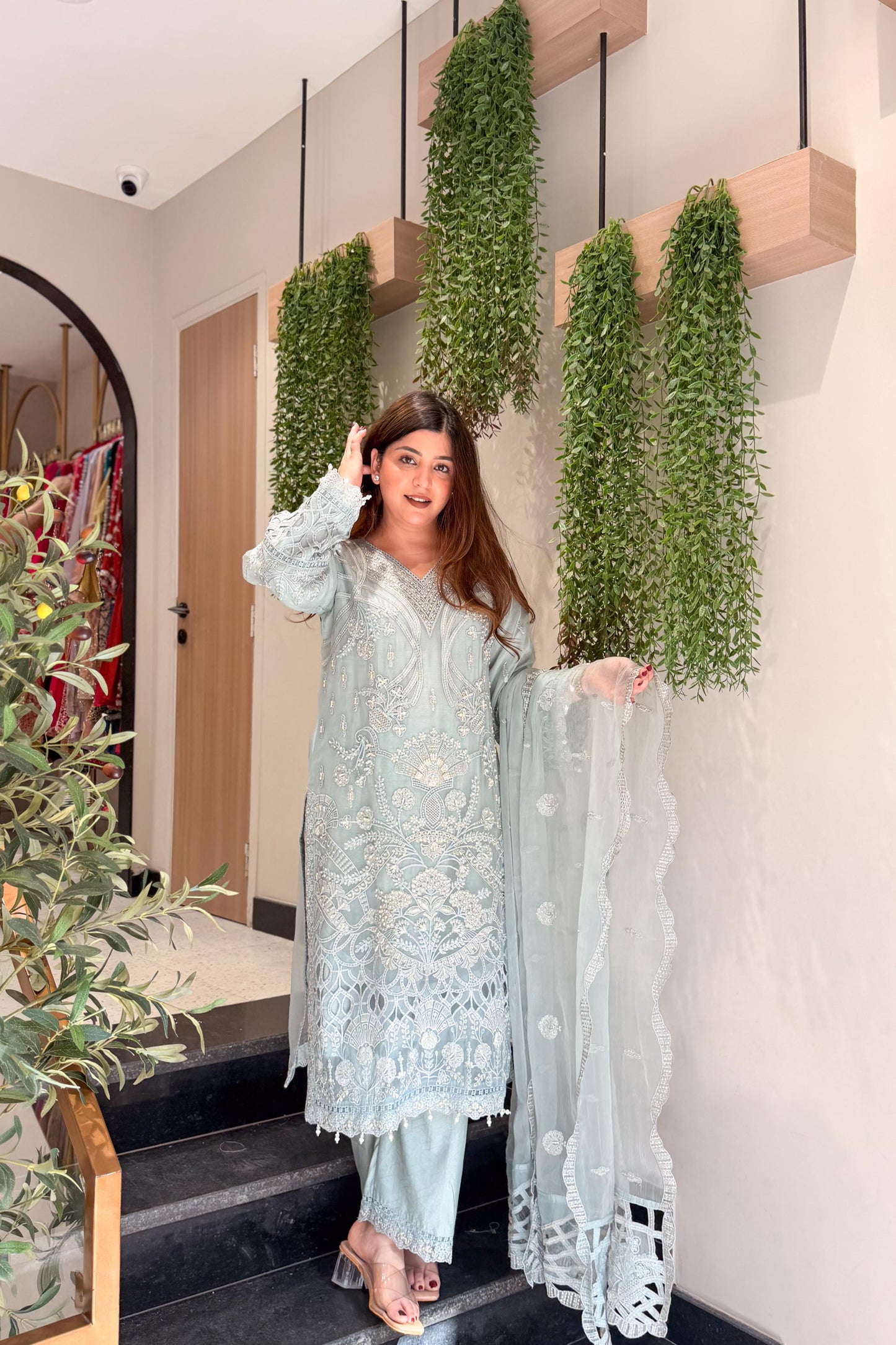 Noorain Embroidered Pakistani Suit Set