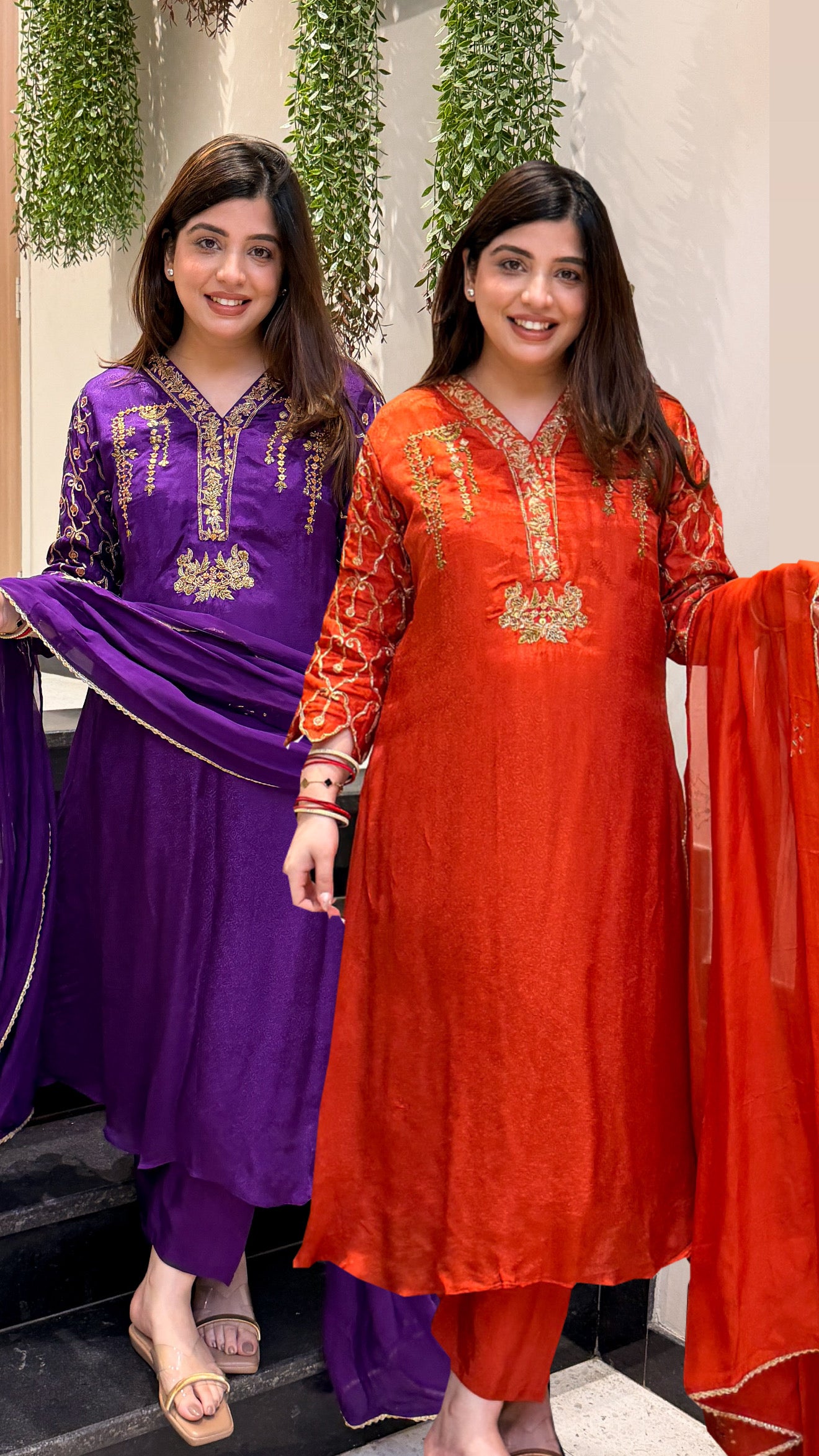 Idhara Hand Embroidered Suit Set
