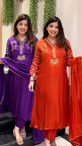 Idhara Hand Embroidered Suit Set