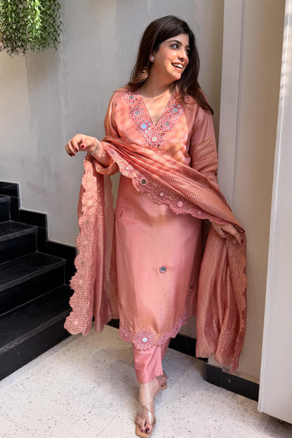 Aira Mirror Work Suit Set