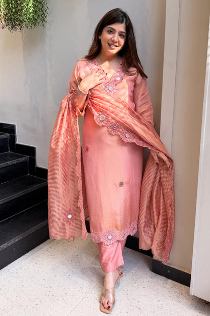 Aira Mirror Work Suit Set