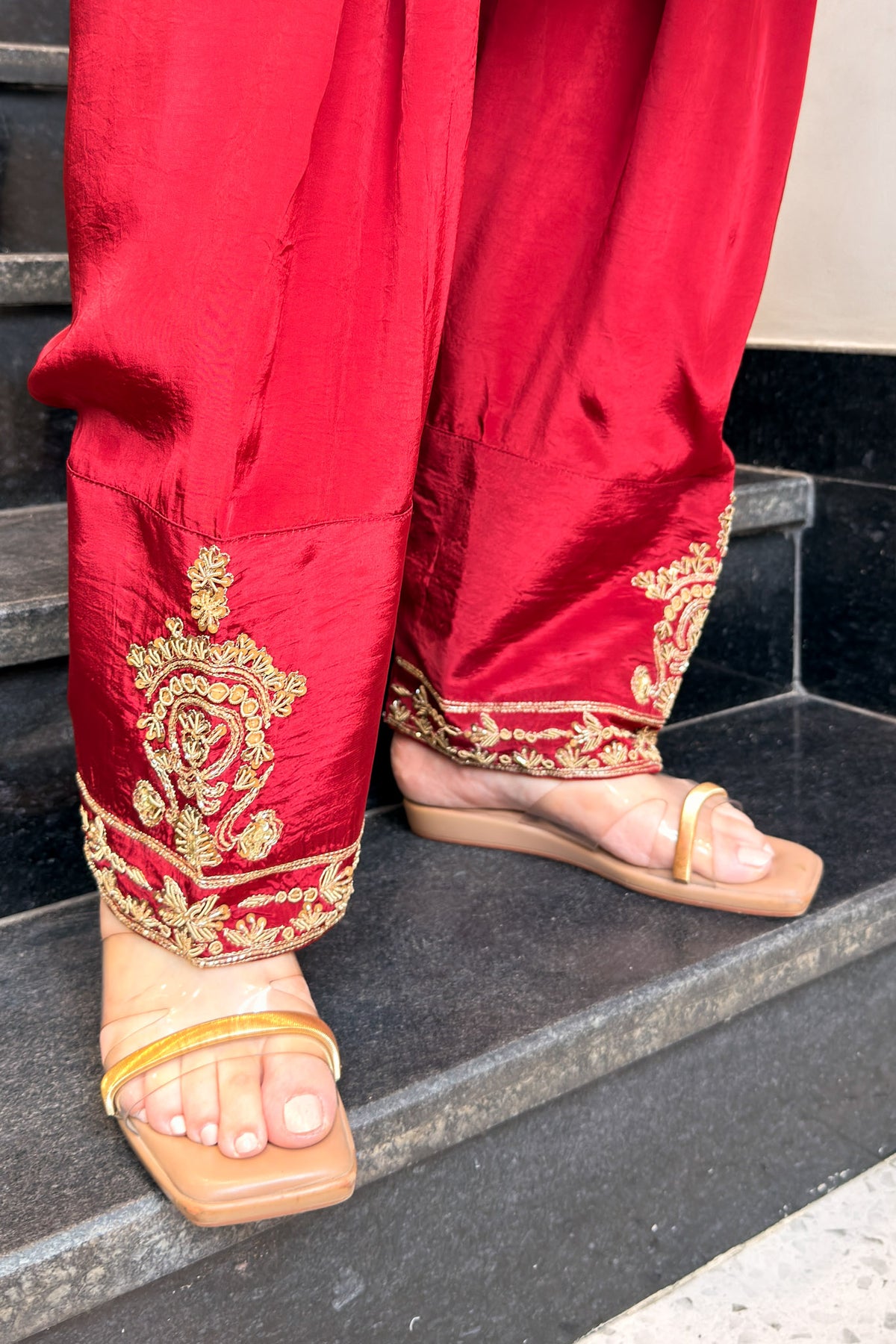 Aahira Embroidered Farshi Co ord Set