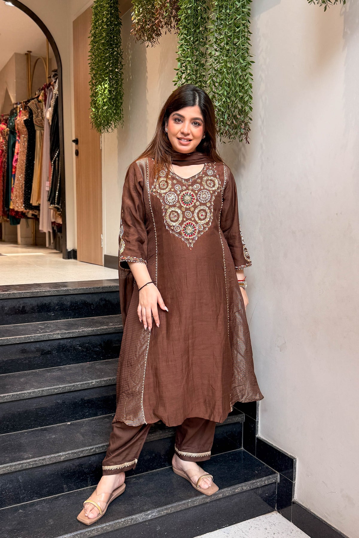 Shavika Hand Embroidered Suit Set