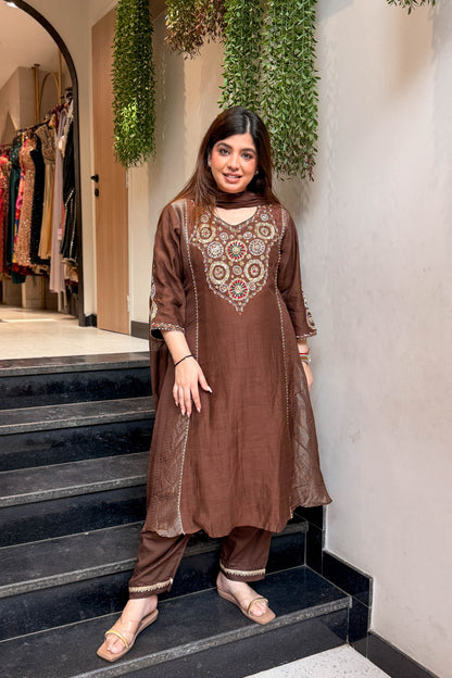 Shavika Hand Embroidered Suit Set