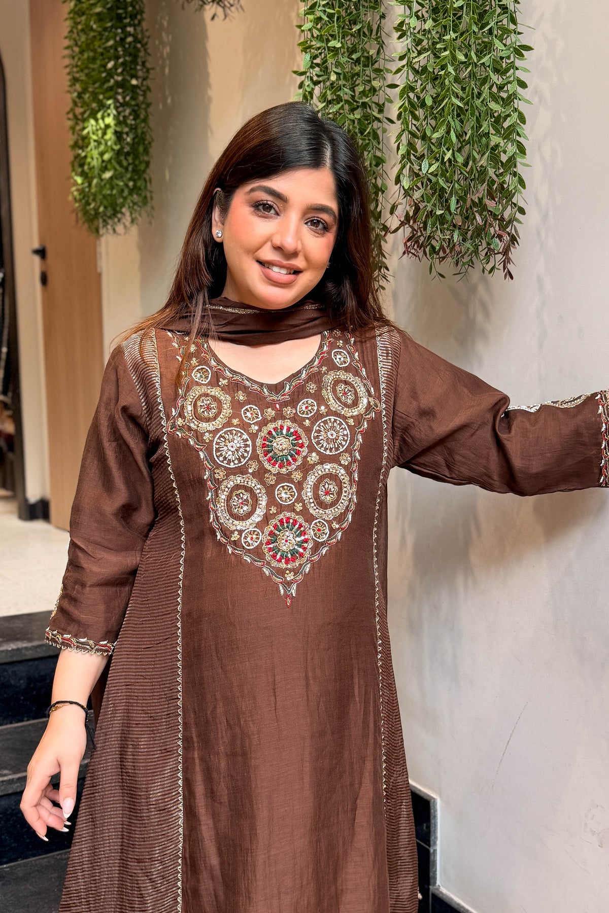 Shavika Hand Embroidered Suit Set