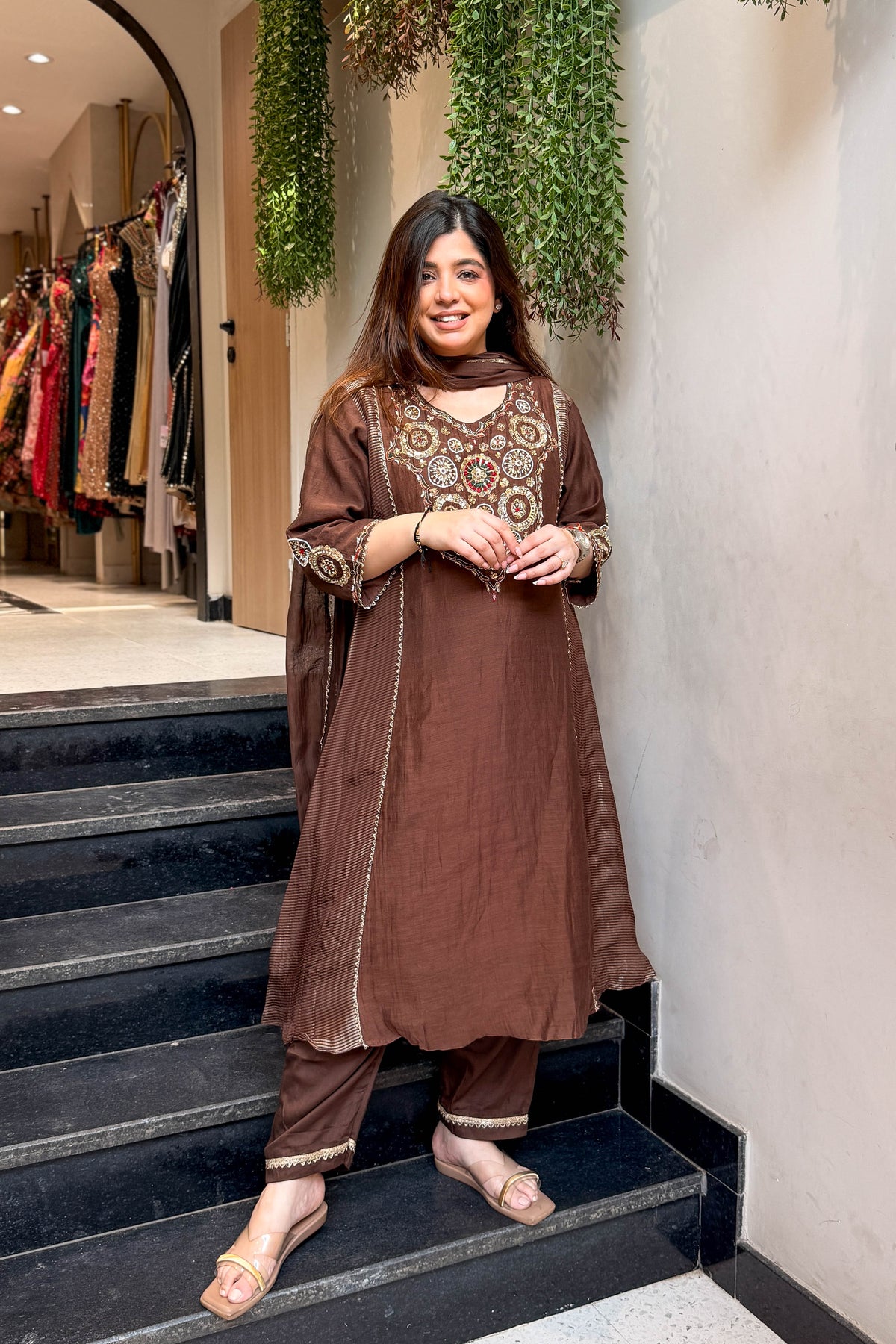 Shavika Hand Embroidered Suit Set