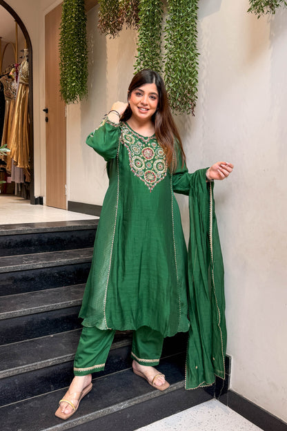 Shavika Hand Embroidered Suit Set