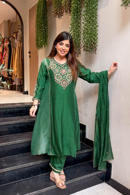 Shavika Hand Embroidered Suit Set
