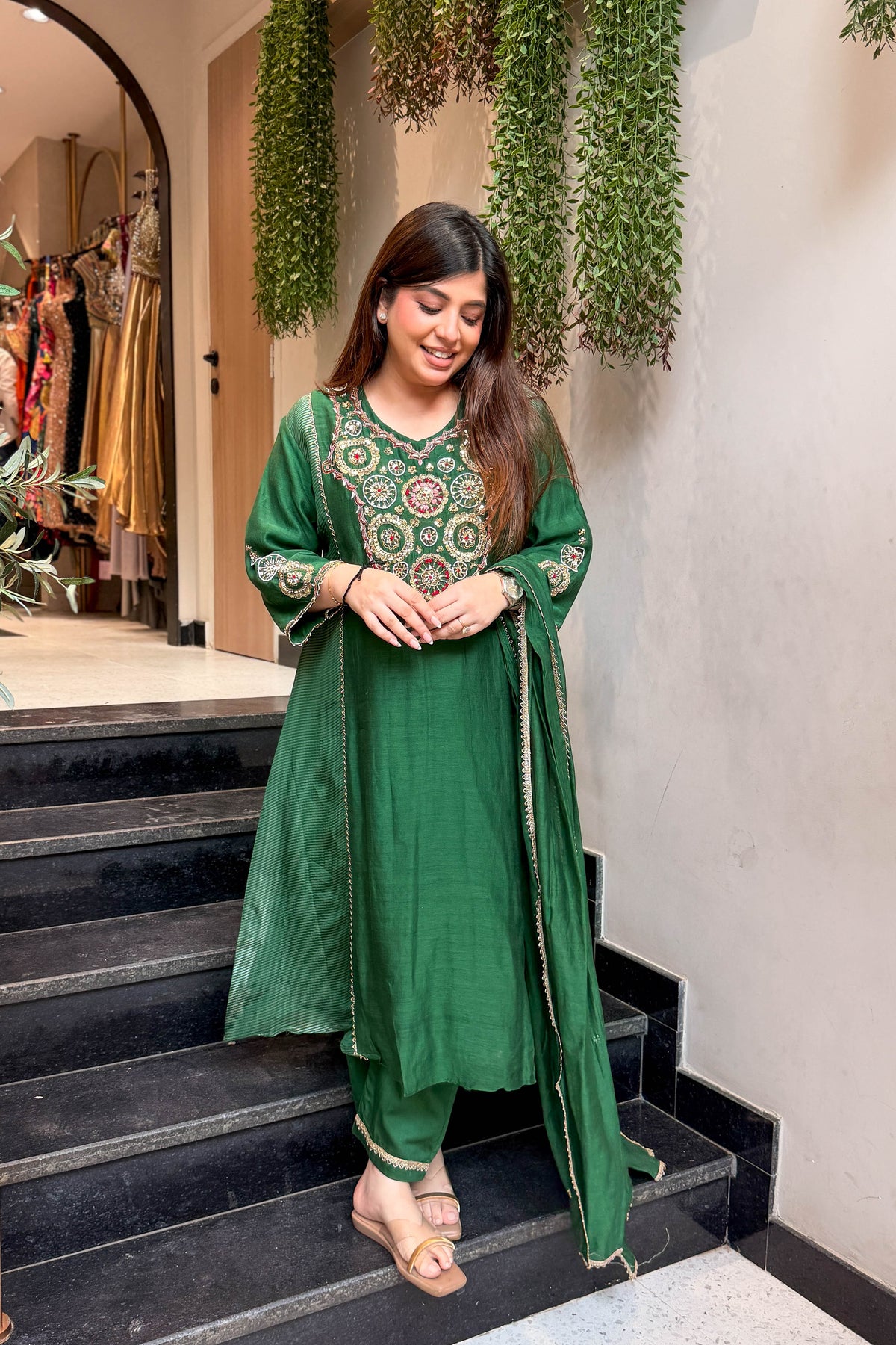 Shavika Hand Embroidered Suit Set