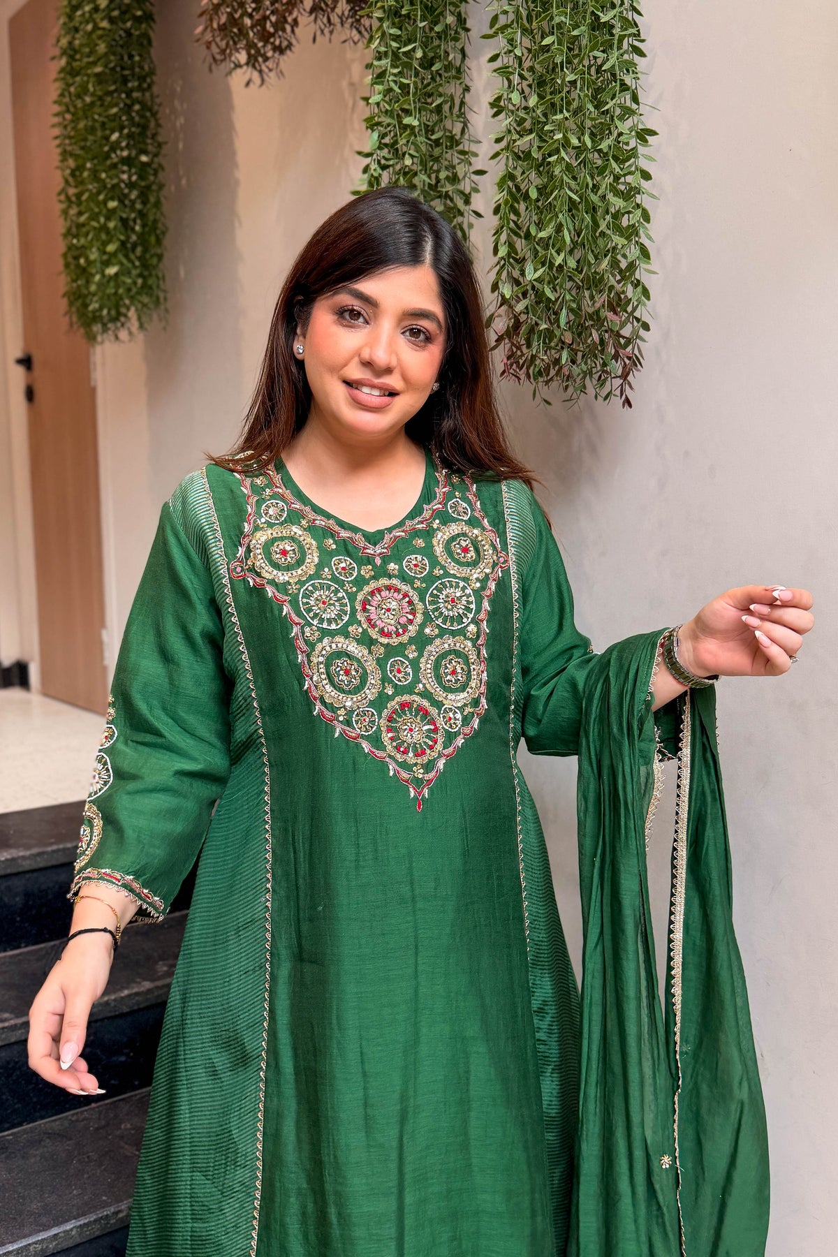 Shavika Hand Embroidered Suit Set