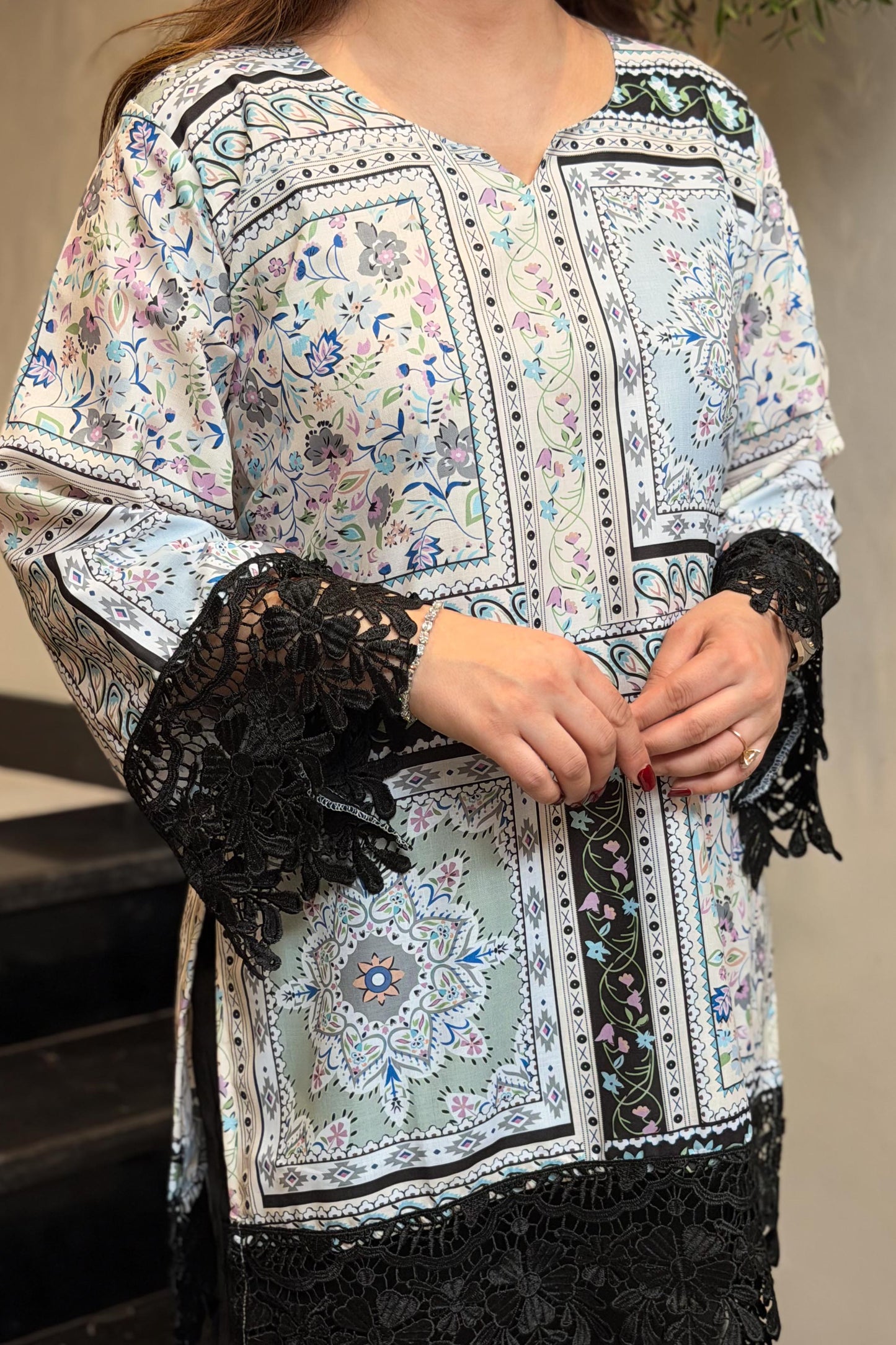 Fakira Printed Cord Set