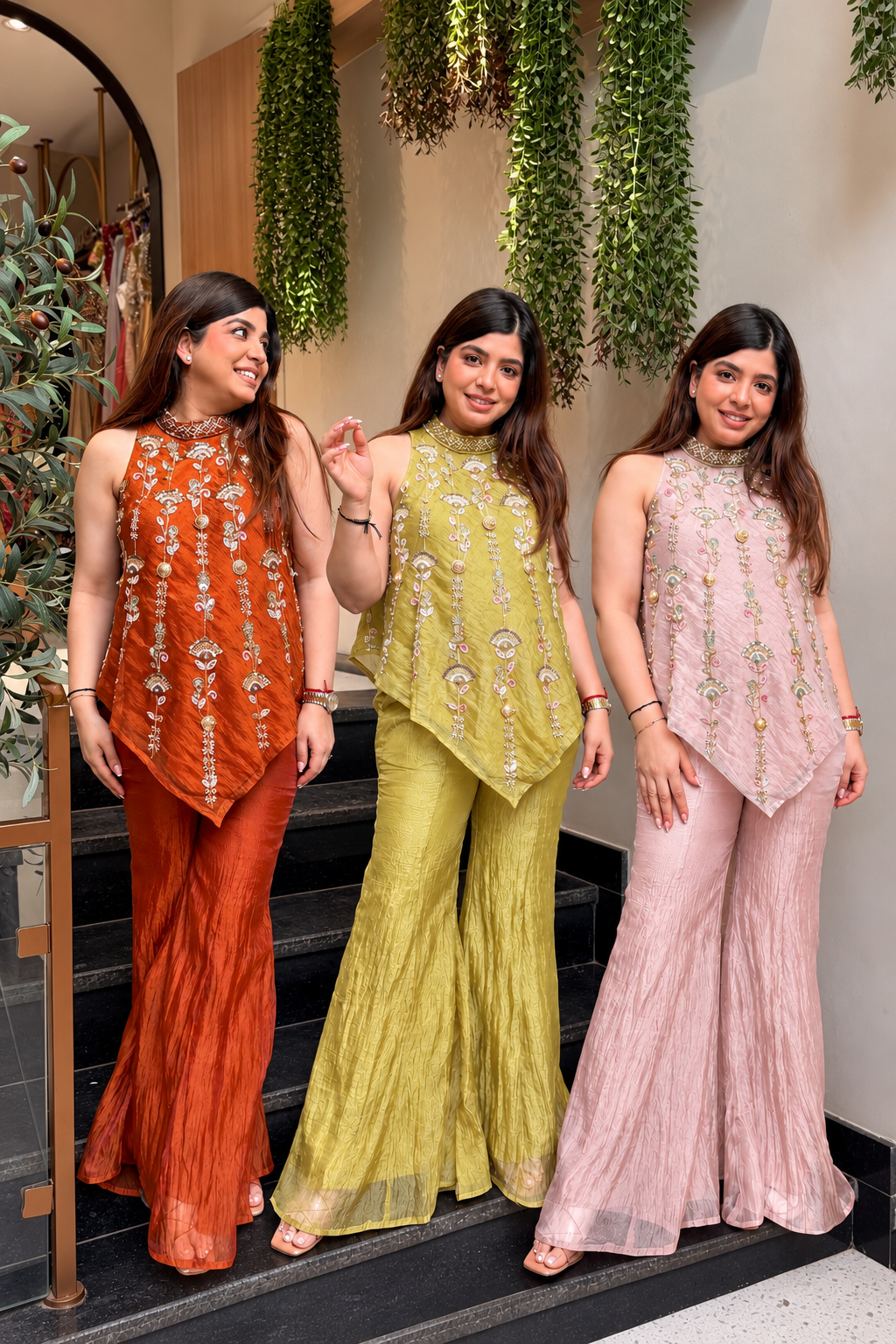 Ruhika Hand Embroidered Co ord Set