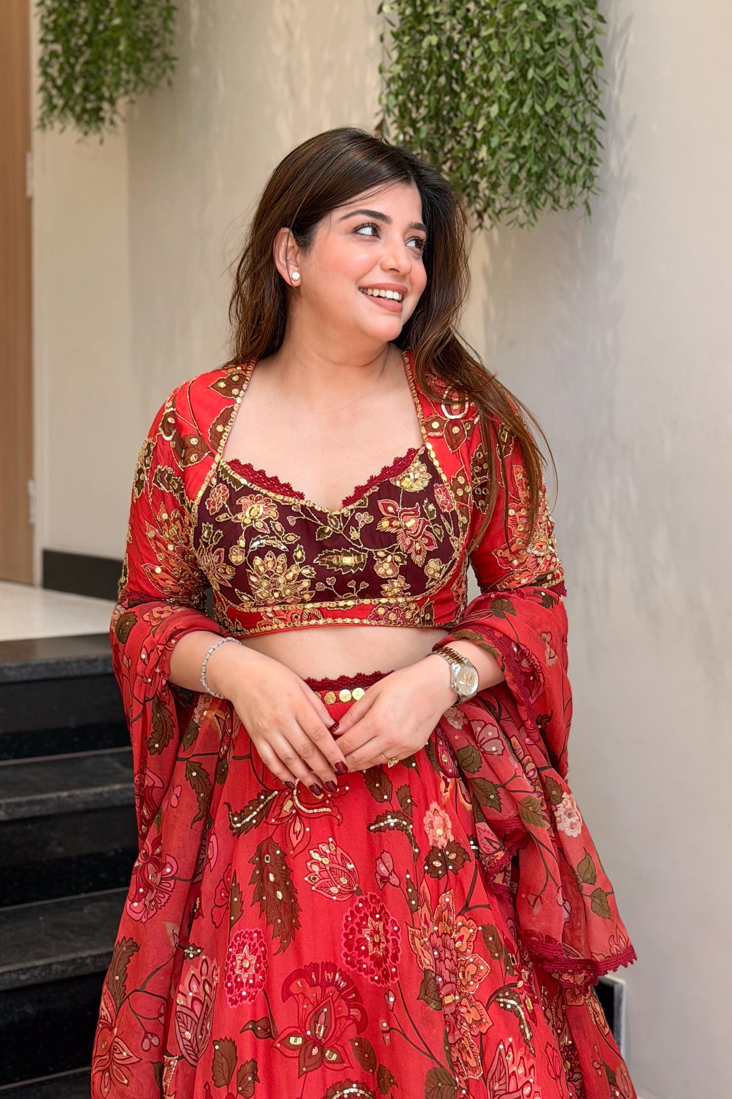 Raabta Floral Embroidered Lehenga