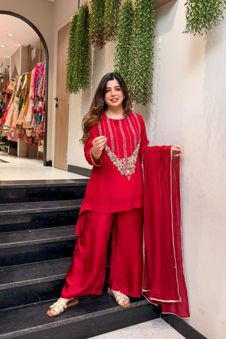 Shehnaz Embroidred Upside Down Suit