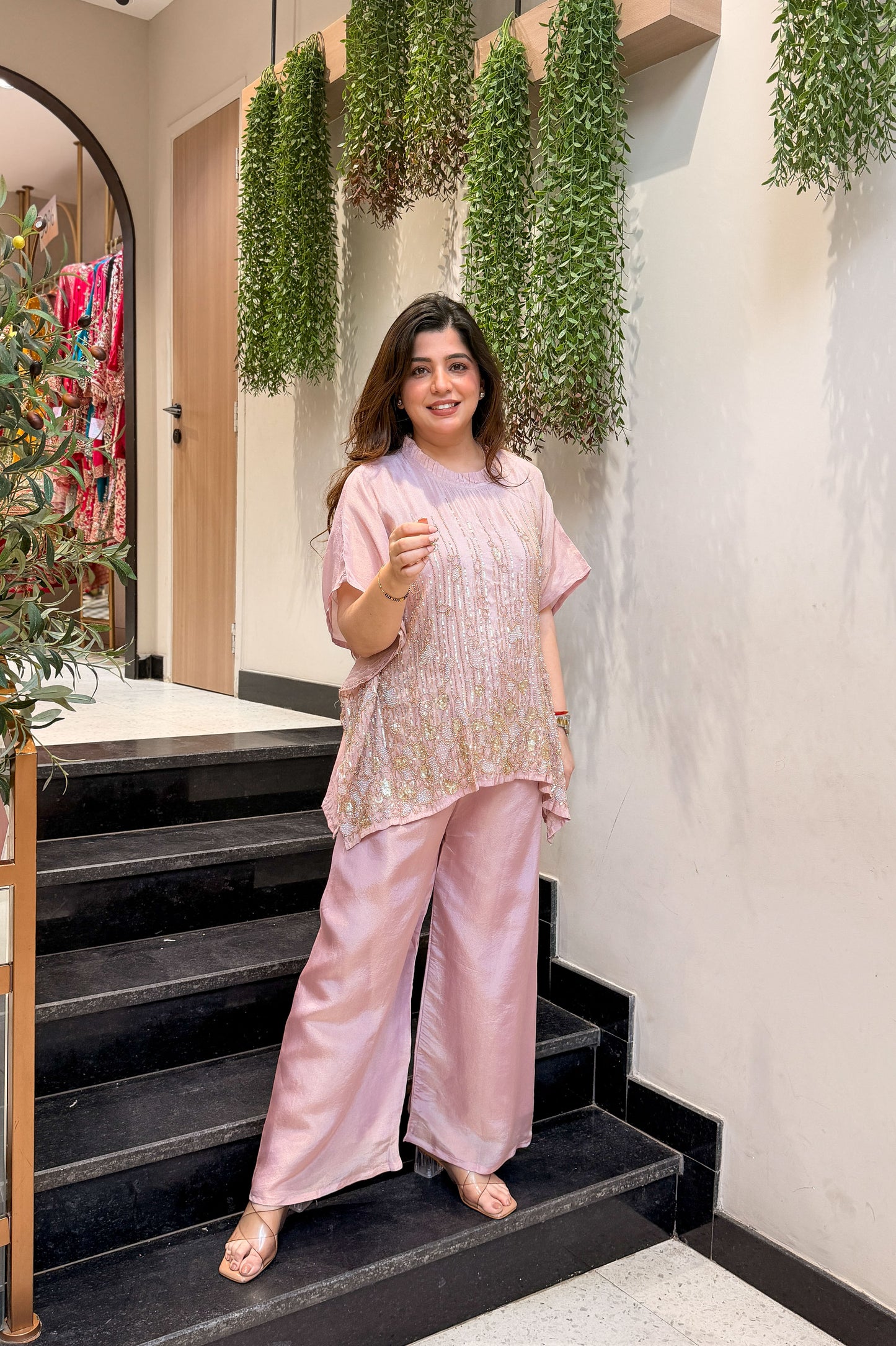 Avika Embroidered Co ord Set