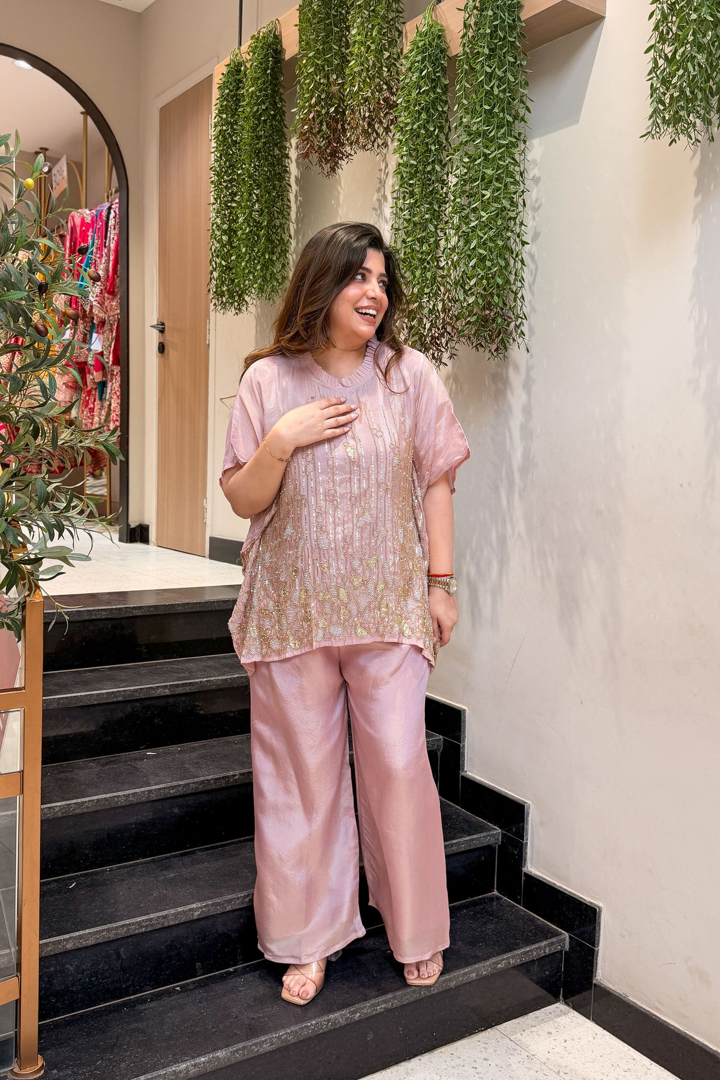 Avika Embroidered Co ord Set