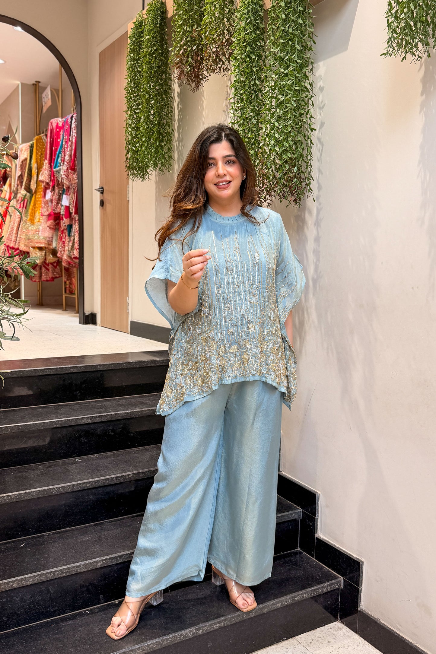 Avika Embroidered Co ord Set
