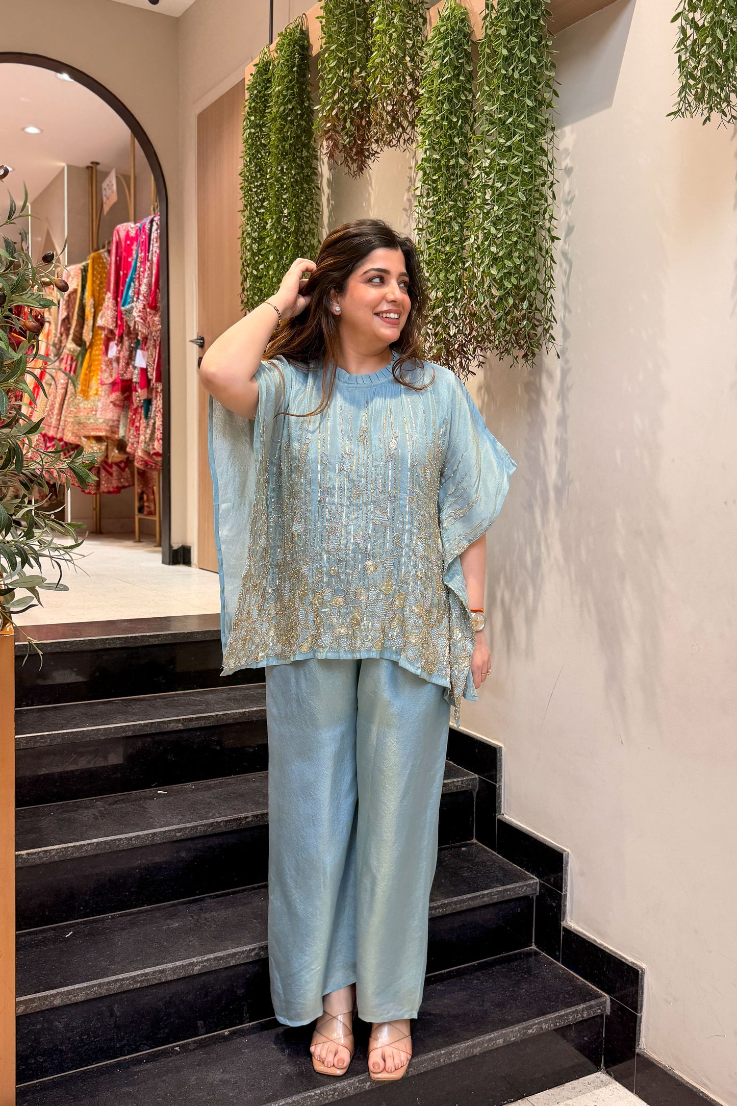 Avika Embroidered Co ord Set