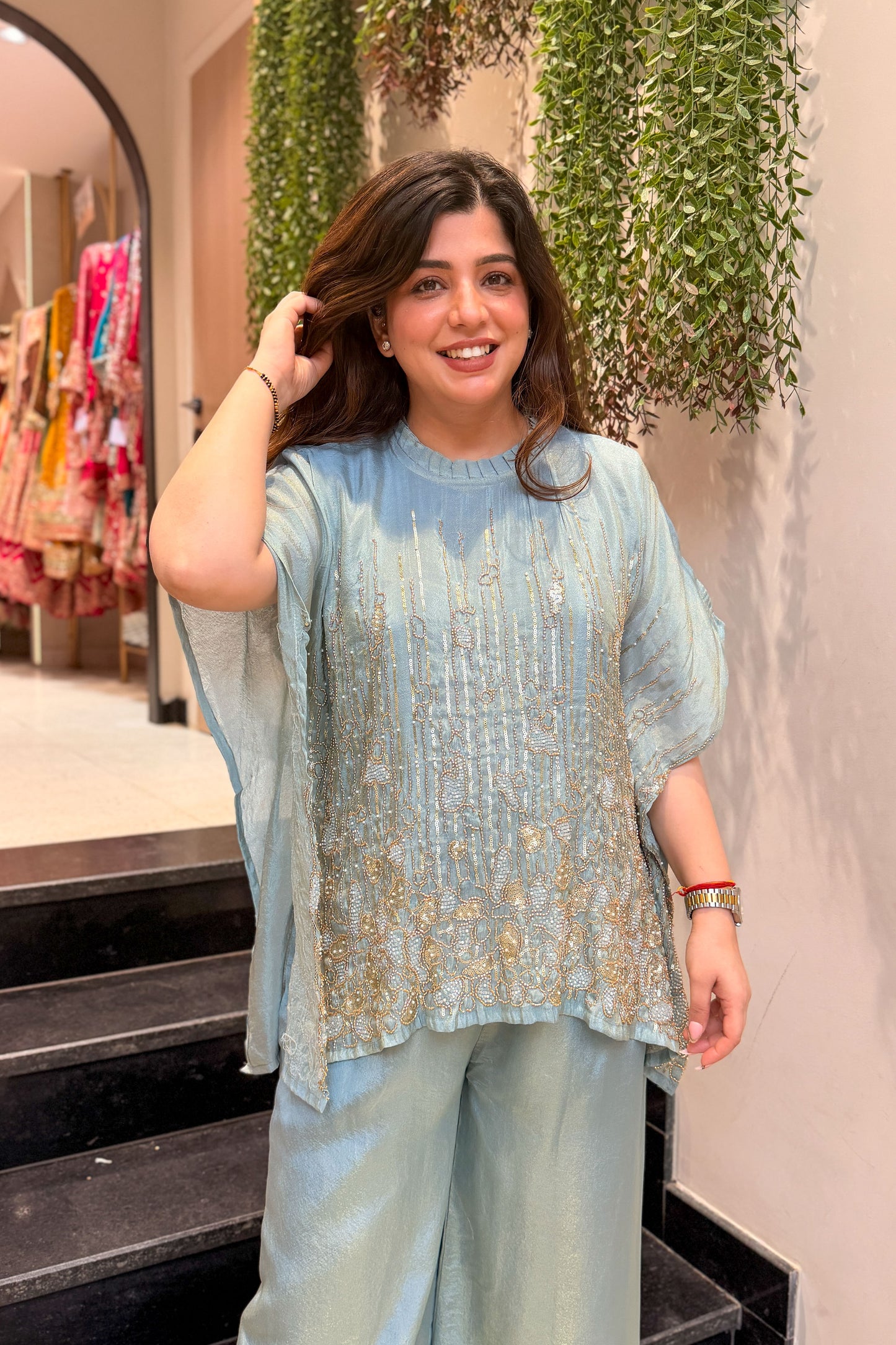 Avika Embroidered Co ord Set