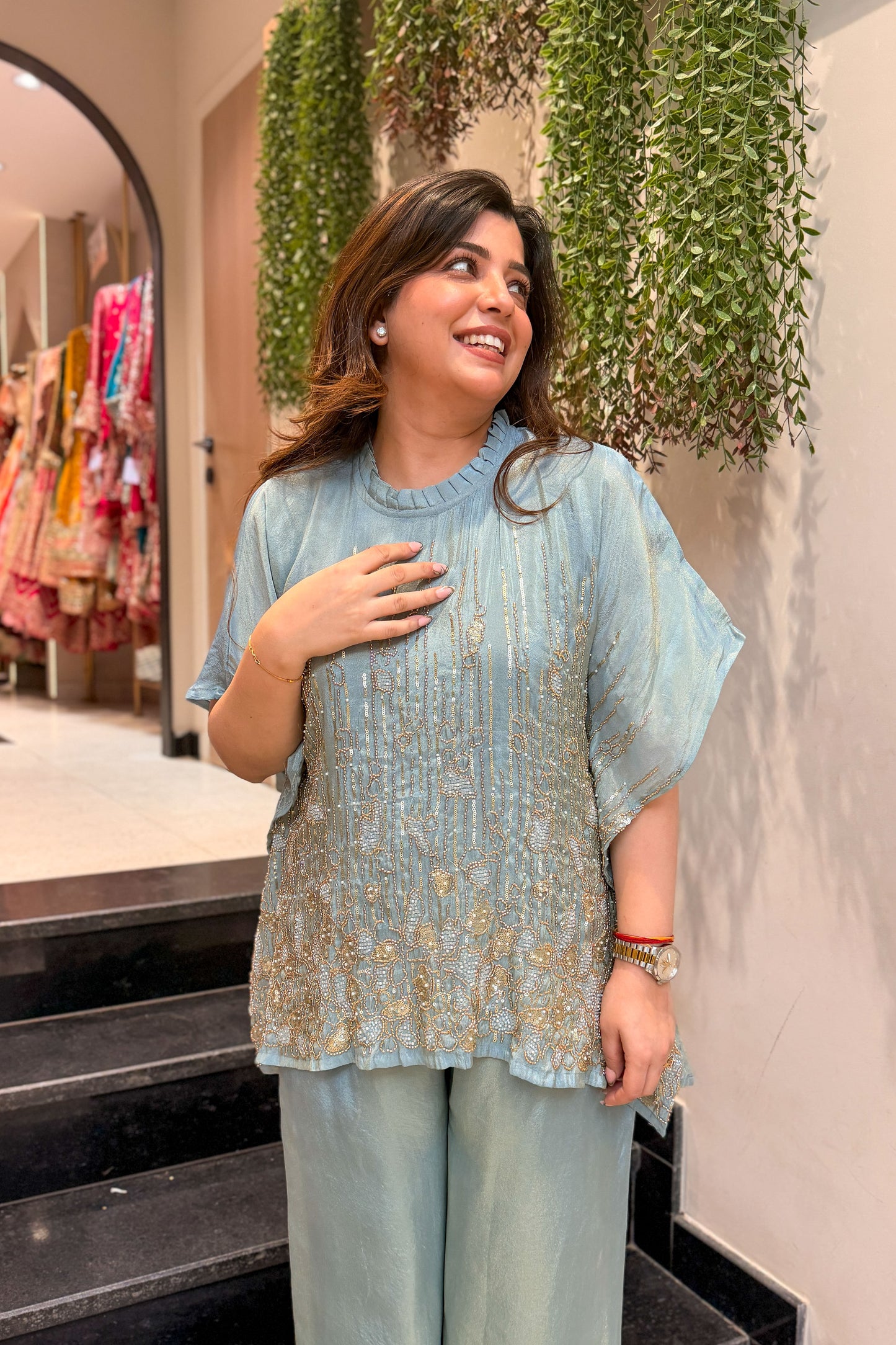 Avika Embroidered Co ord Set