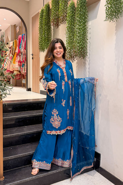 Revka Embroidered Suit Set